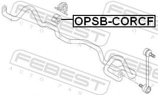 Mounting, stabiliser bar OPSB-CORCF - image 2