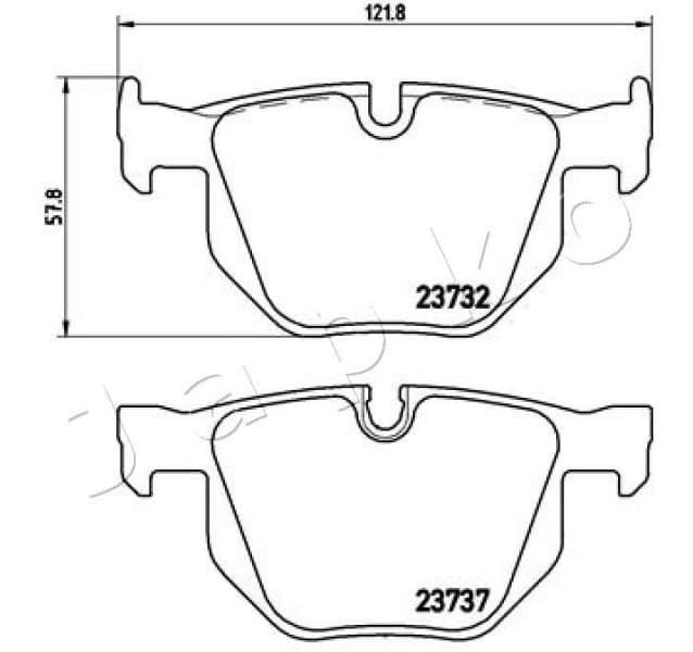 Brake Pad Set, disc brake 510111 - image 2
