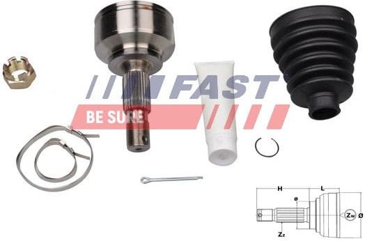 Joint Kit, drive shaft FT25090K