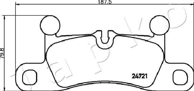 Brake Pad Set, disc brake 510925 - image 2
