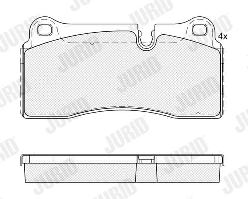 Brake Pad Set, disc brake 574144J