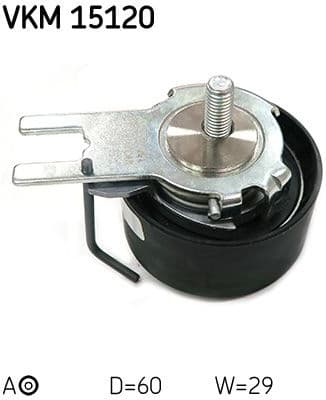 Tensioner Pulley, timing belt VKM 15120 - image 2