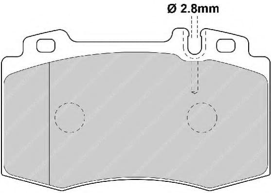 Brake pads front, Top Quality FDB1426 - image 3