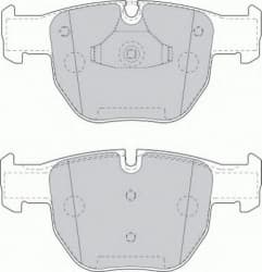 Brake pads front, Top Quality FDB1597