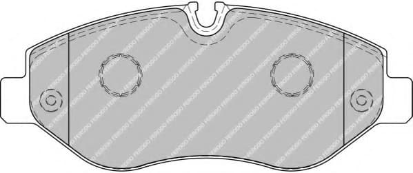Brake pads front, Top Quality FVR1778