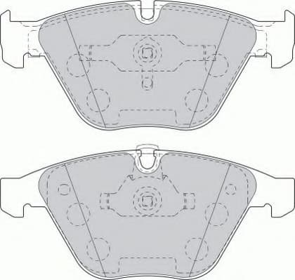 Brake pads front, Top Quality FDB1628 - image 3