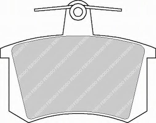 Brake pads rear, Top Quality FDB222 - image 3