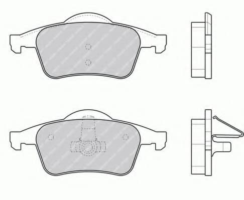 Brake pads rear, Top Quality FDB1383
