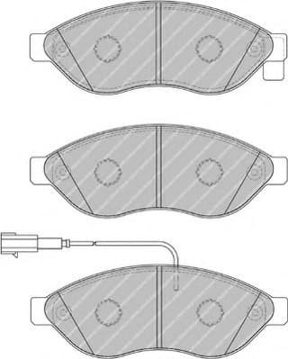 Brake pads front, Top Quality FVR1923