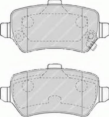 Brake pads rear, Top Quality FDB1521 - image 3