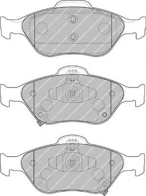 Brake pads front, Top Quality FDB1890