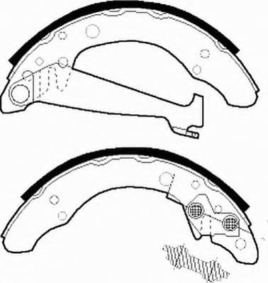 Brake shoes, Top Quality FSB408
