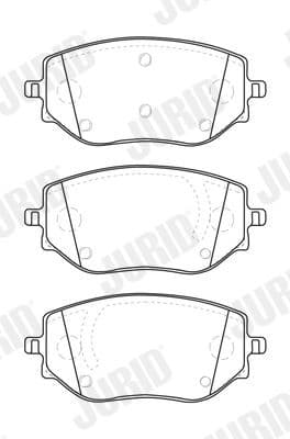 Brake Pad Set, disc brake 573896J - image 2