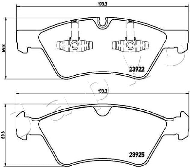 Brake Pad Set, disc brake 500528 - image 2