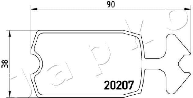 Brake Pad Set, disc brake 500648 - image 2