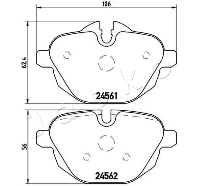 Brake Pad Set, disc brake 510112 - image 2