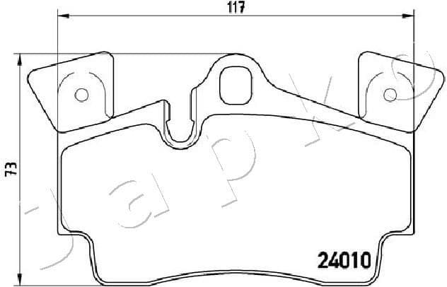Brake Pad Set, disc brake 510919 - image 2