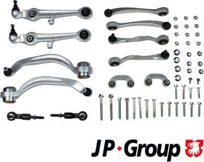 Control/Trailing Arm Kit, wheel suspension JP 1140100110