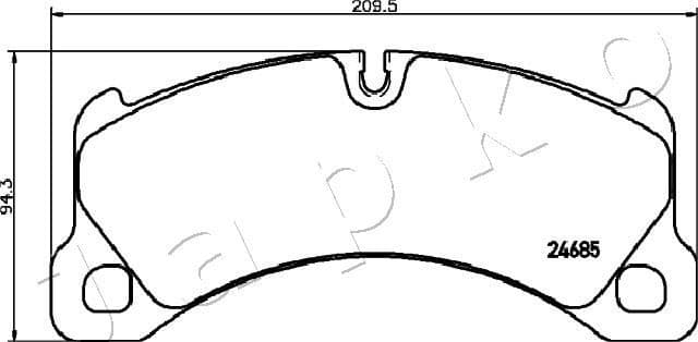 Brake Pad Set, disc brake 500948 - image 2