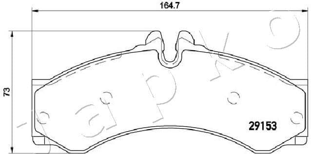 Brake Pad Set, disc brake 500540 - image 2