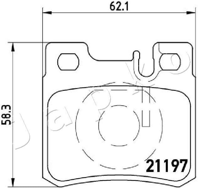 Brake Pad Set, disc brake 510502 - image 2