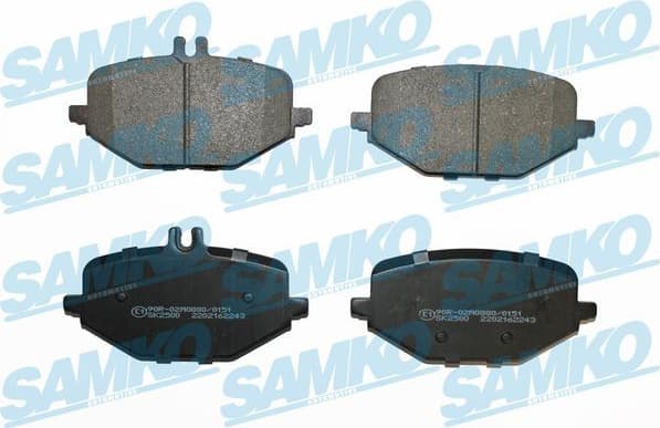 Brake Pad Set, disc brake 5SP2243