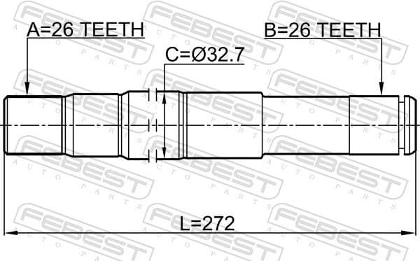 Drive Shaft 1412-REXRH - image 2
