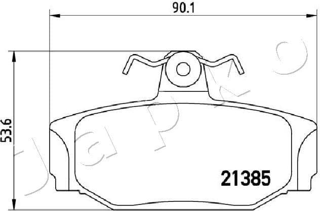 Brake Pad Set, disc brake 510320 - image 2