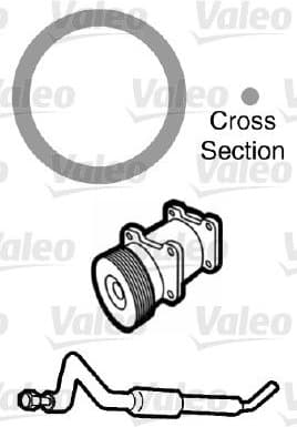 Gasket, coolant pipe 509736