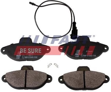 Brake Pad Set, disc brake FT29051