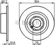 Brake Disc 0986478497