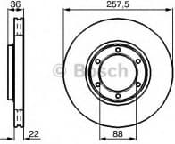 Brake Disc 0986478596