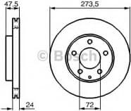 Brake Disc 0986479034