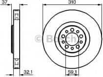 Brake Disc 0986479168
