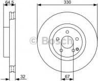 Brake Disc 0986479332