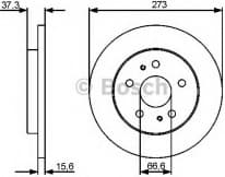 Brake Disc 0986479432