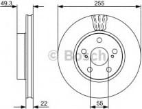 Brake Disc 0986479564