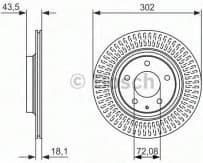 Brake Disc 0986479796