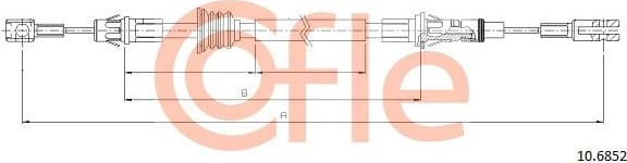 Cable Pull, parking brake 92.10.6852
