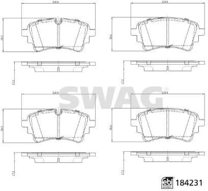 Brake Pad Set, disc brake 33 10 9321