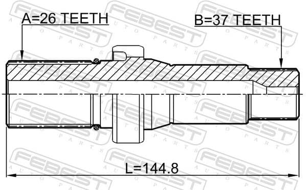 Drive Shaft 2312-TRANST5RH