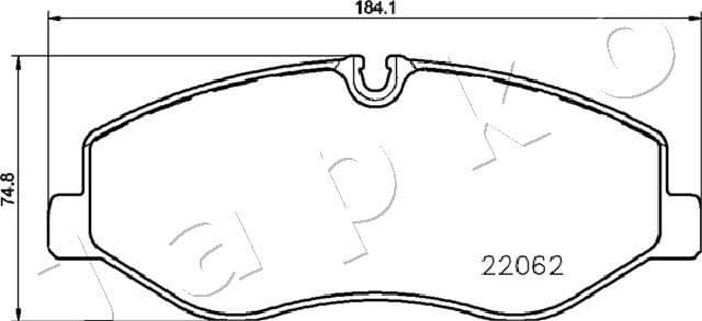 Brake Pad Set, disc brake 500545 - image 2