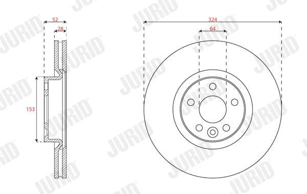 Brake Disc COAT+ 563400JC