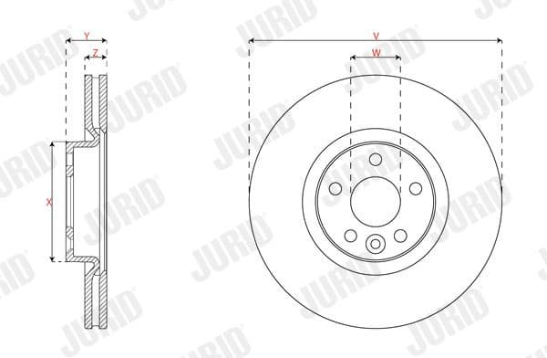 Brake Disc COAT+ 563400JC - image 2