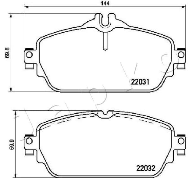 Brake Pad Set, disc brake 500529 - image 2