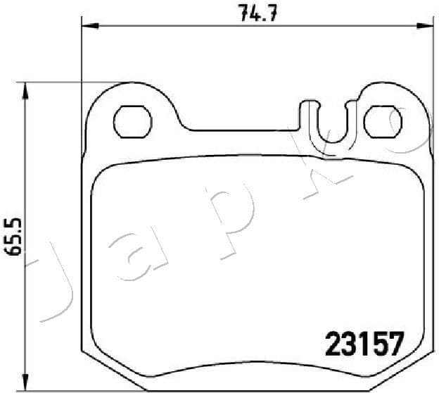 Brake Pad Set, disc brake 510519 - image 2