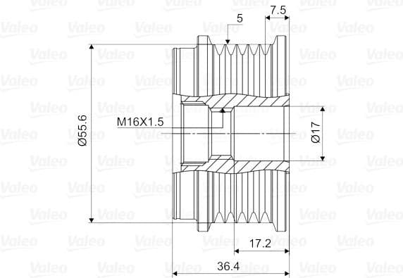 Alternator Freewheel Clutch VALEO NEW SPARE PART 588099 - image 4