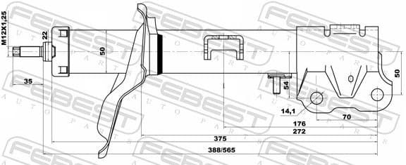 Shock Absorber 04660918FL - image 2