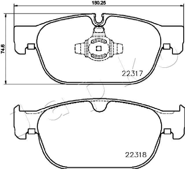 Brake Pad Set, disc brake 500333