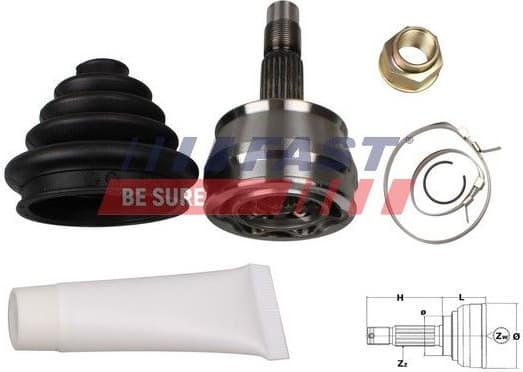 Joint Kit, drive shaft FT25055K